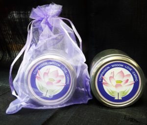 WCSI lavendar candle tin