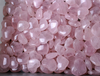 pink rose quartz group