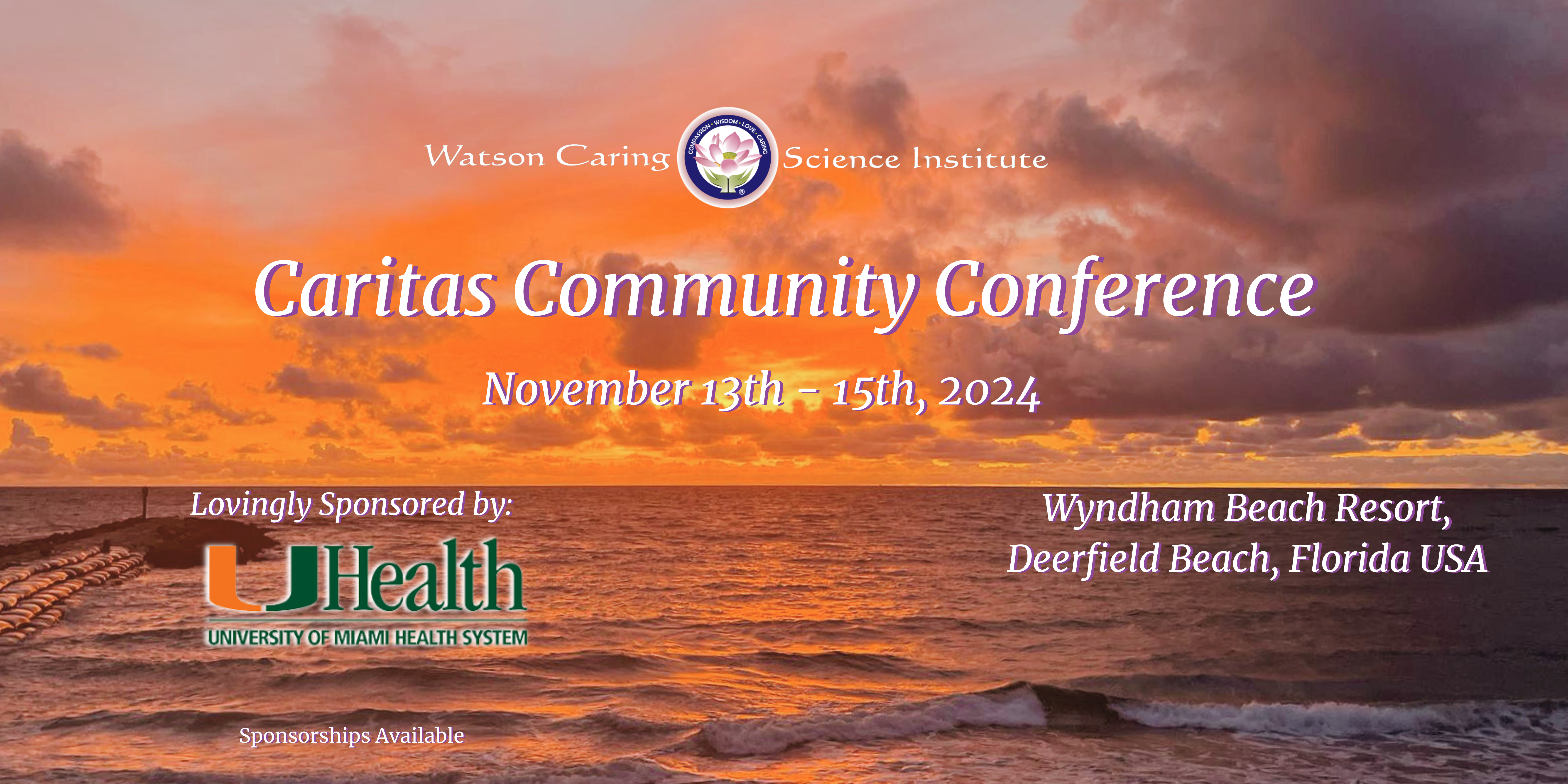 Caritas Community Conference Header